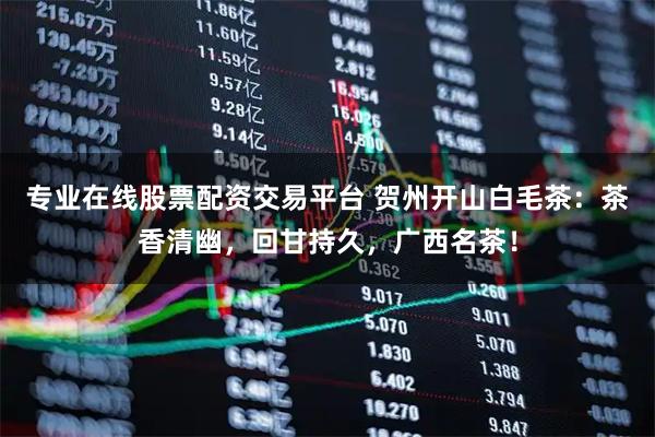 专业在线股票配资交易平台 贺州开山白毛茶：茶香清幽，回甘持久，广西名茶！